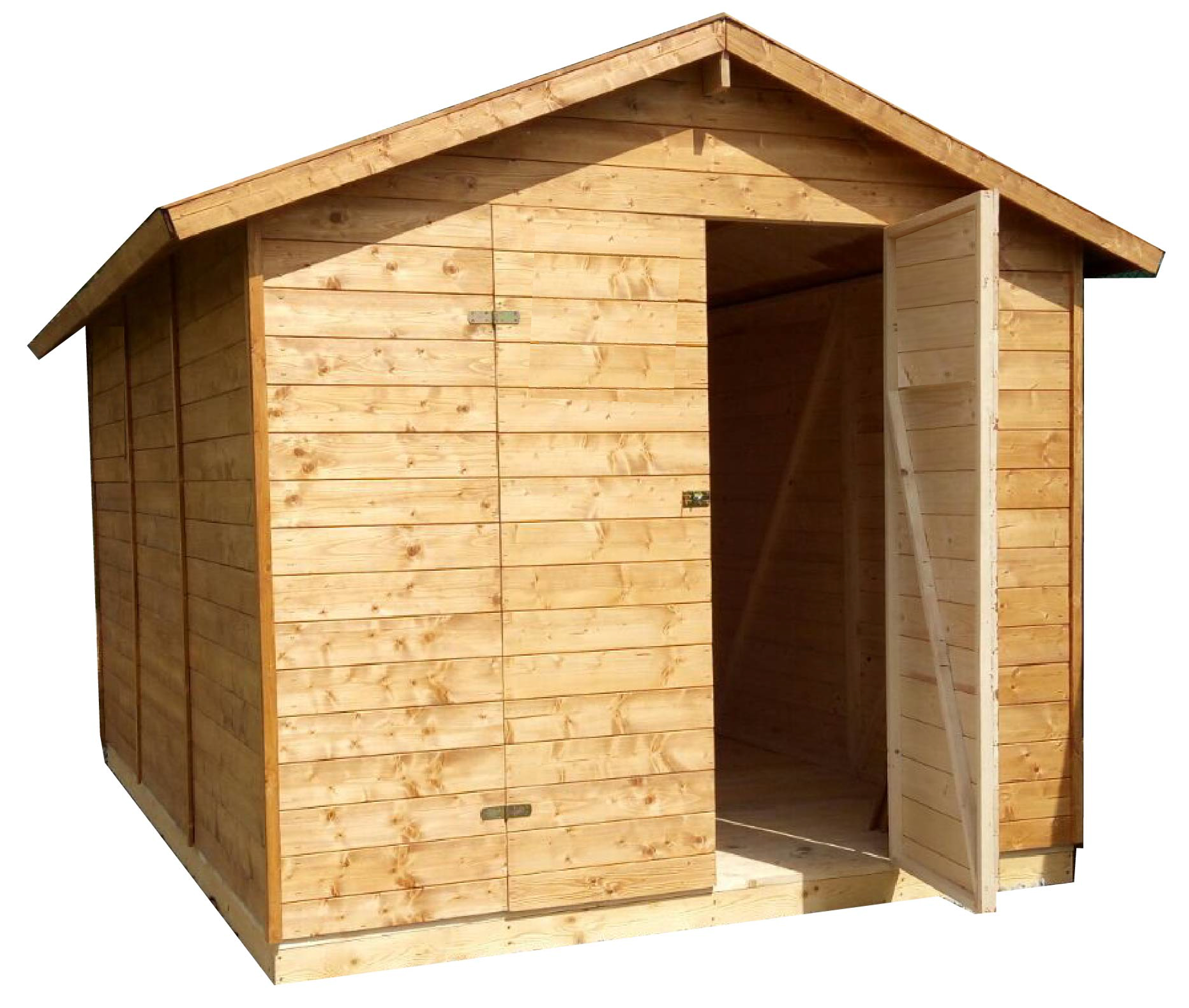 Záhradný drevený domček 3,3x3,9m (16mm) CORDOBA II