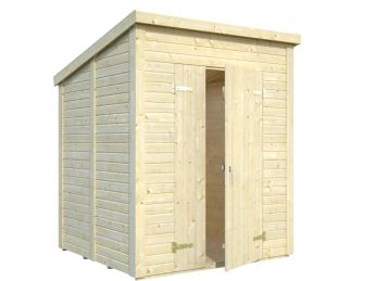 Záhradný drevený domček 3 x 3m, 16mm, rovná strecha