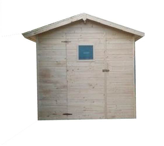 Záhradný drevený domček 2,3x2,3m, (19mm) s oknom, MARBELA