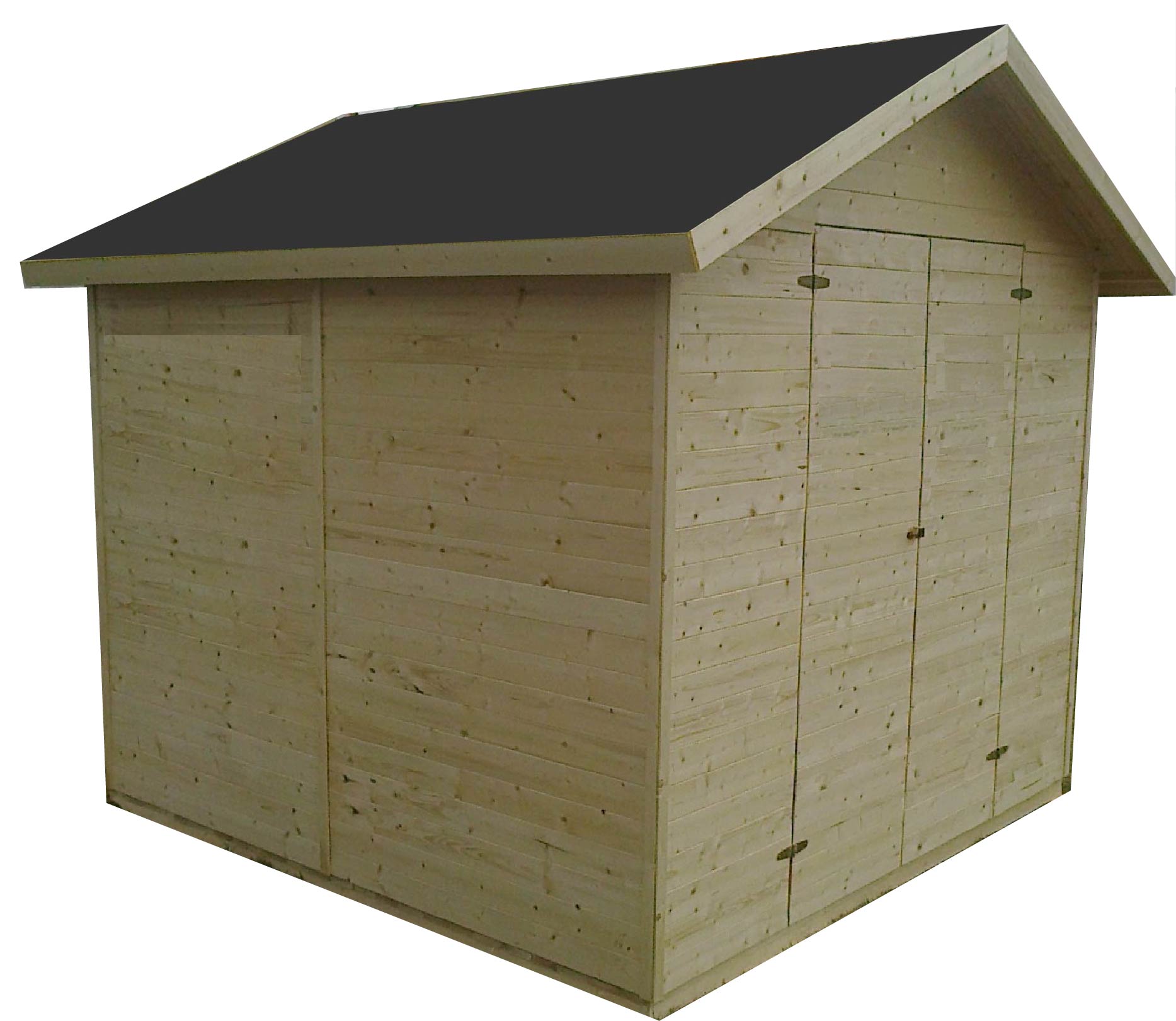 Záhradný drevený domček 2,7x2,7m, (16mm), CORUNA