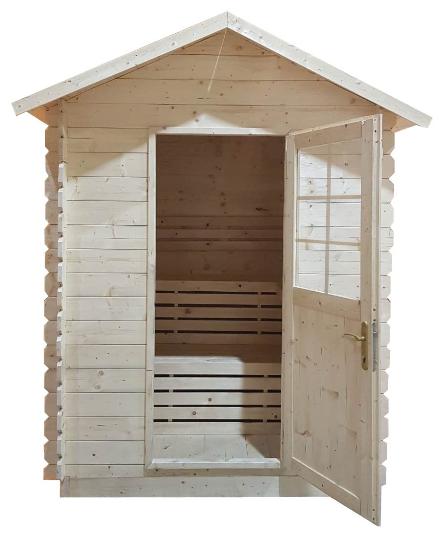 Vonkajšia sauna CORIA 2x2m, (24/40mm)