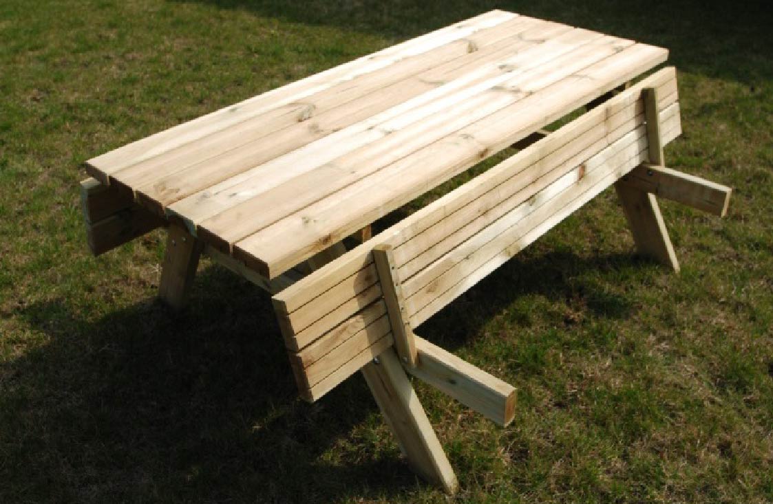 Pivný set š. 120 cm - záhradný nábytok - sedenie